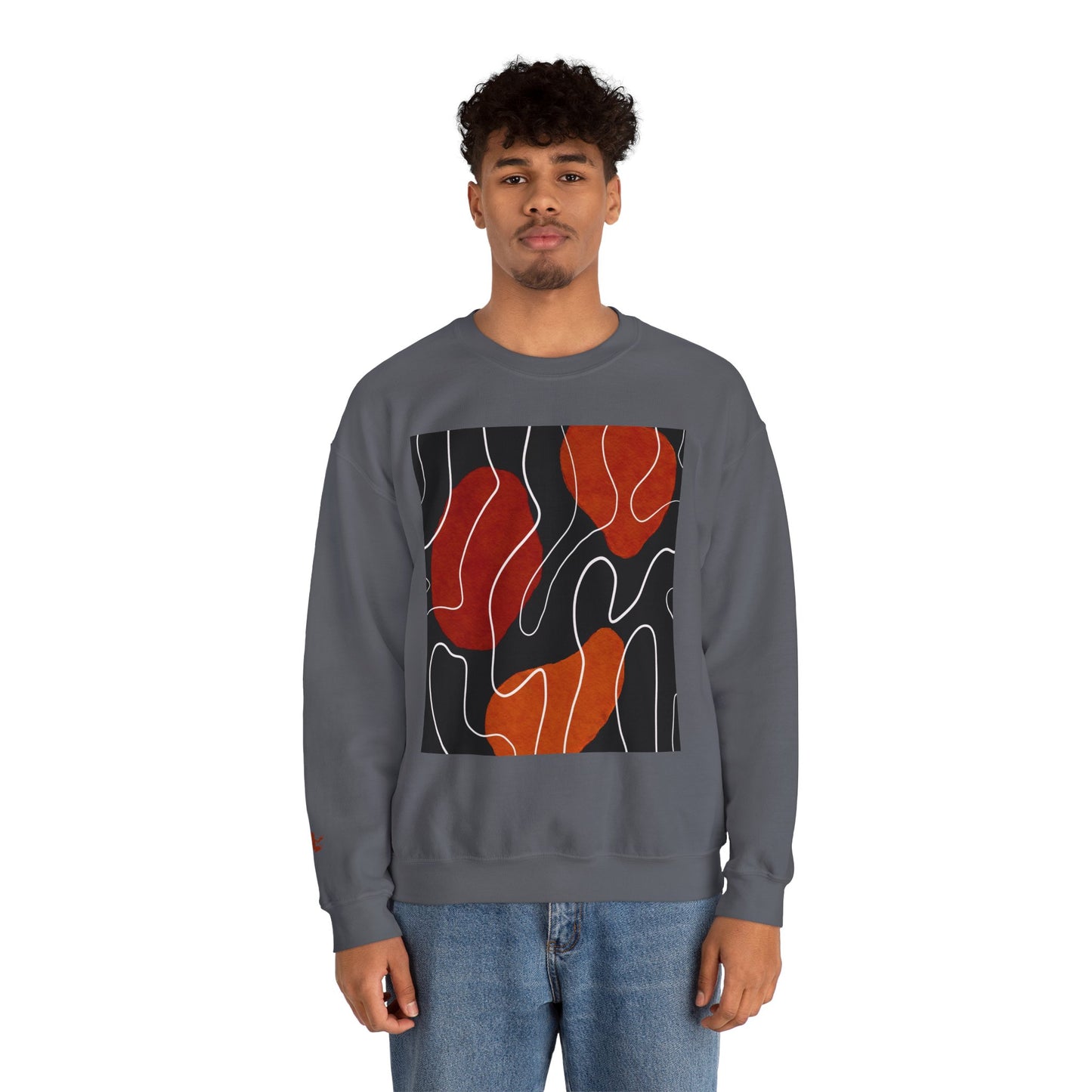 Abstract Modern Crewneck Sweatshirt, Cozy Casual Wear, Gift for Art Lovers, Stylish Layering, Perfect for Fall/Winter, Unique Graphic [...]