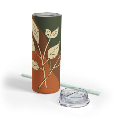 Autumn Leaves Tumbler, Fall Travel Mug, Eco-Friendly Drinkware, Perfect for Gifts, Seasonal Decor, 20oz Skinny Cup