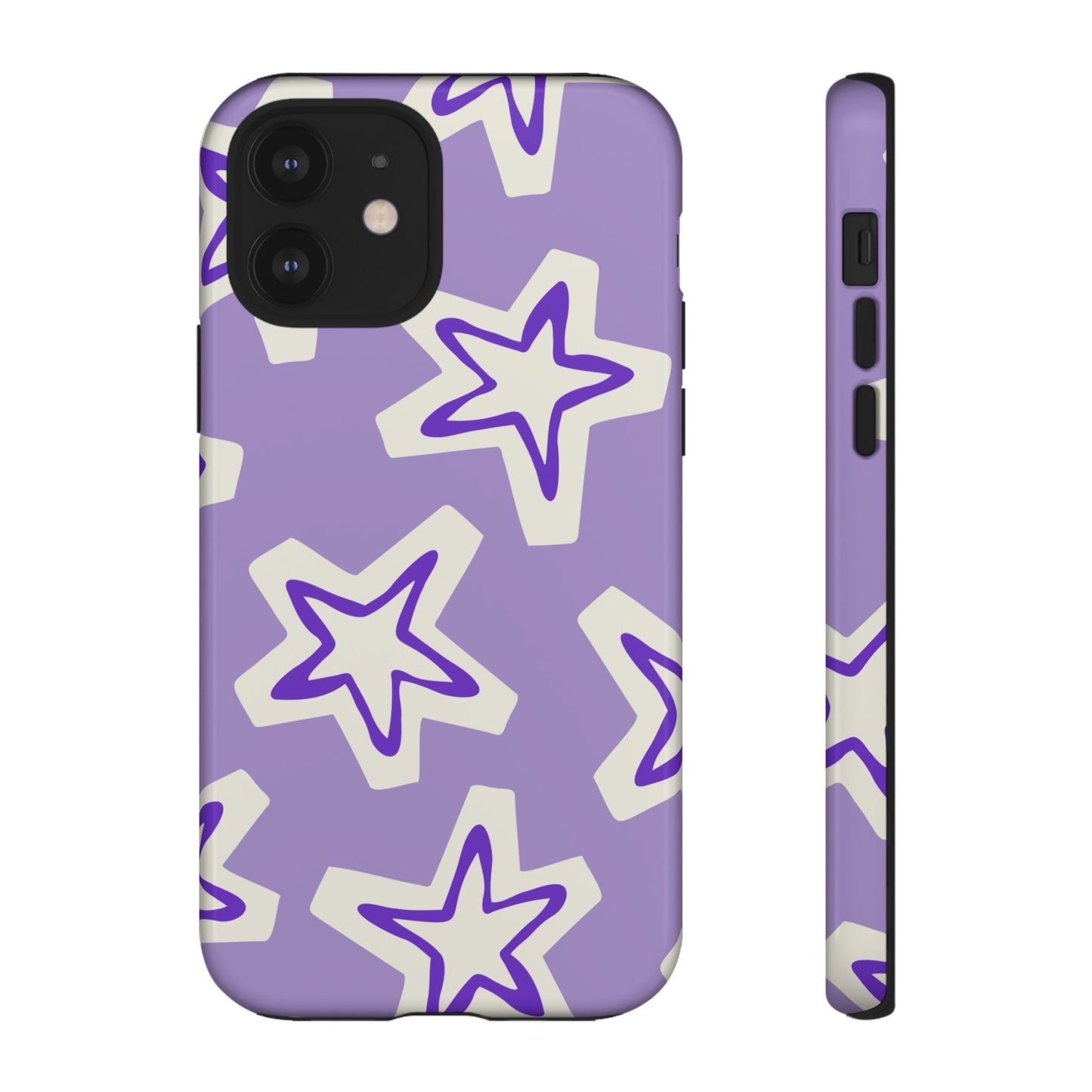 Starry Pattern Phone Case, Cute Star Design, Tough Phone Cover, Gifts for Her, Stylish Phone Accessory