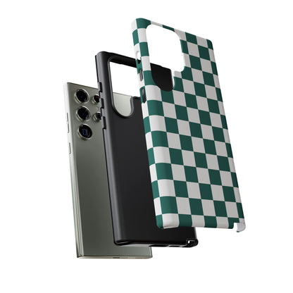 Stylish Checkered Phone Case, Protective Cover, Unique Gift, Trendy Accessory, Customizable Design, Ideal for All Ages