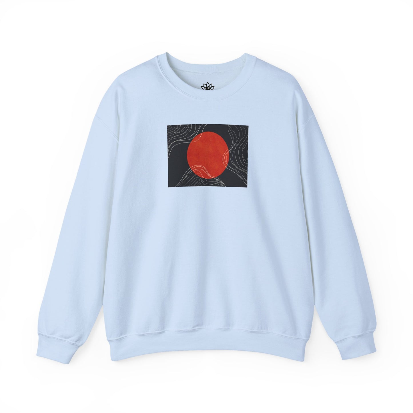 Minimalist Sunset Crewneck Sweatshirt, Cozy Unisex Sweater for Everyday Wear, Gift for Fall, Layering Essential