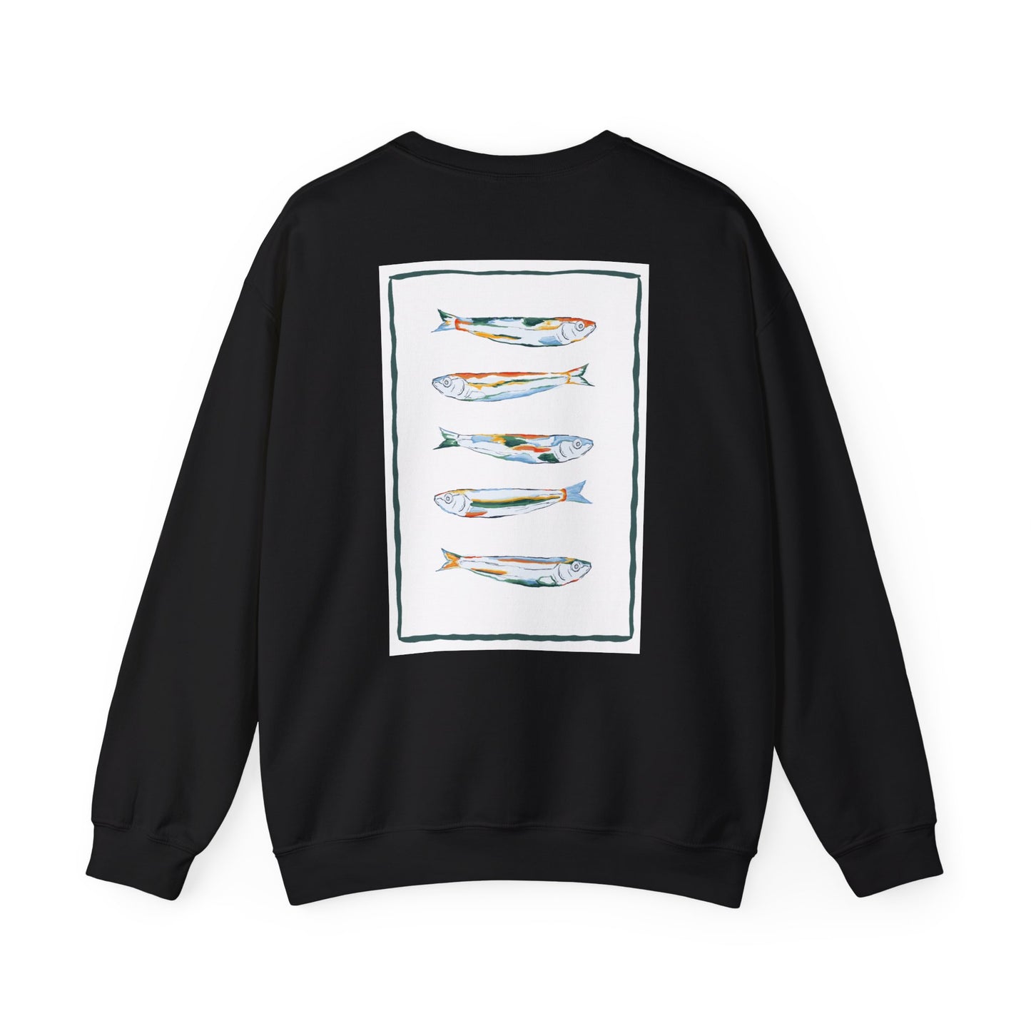 Funky Fish Crewneck Sweatshirt - Zen Frog Cozy & Calm Vibes for All, Perfect Gift for Nature Lovers, Relaxation, and Casual Wear