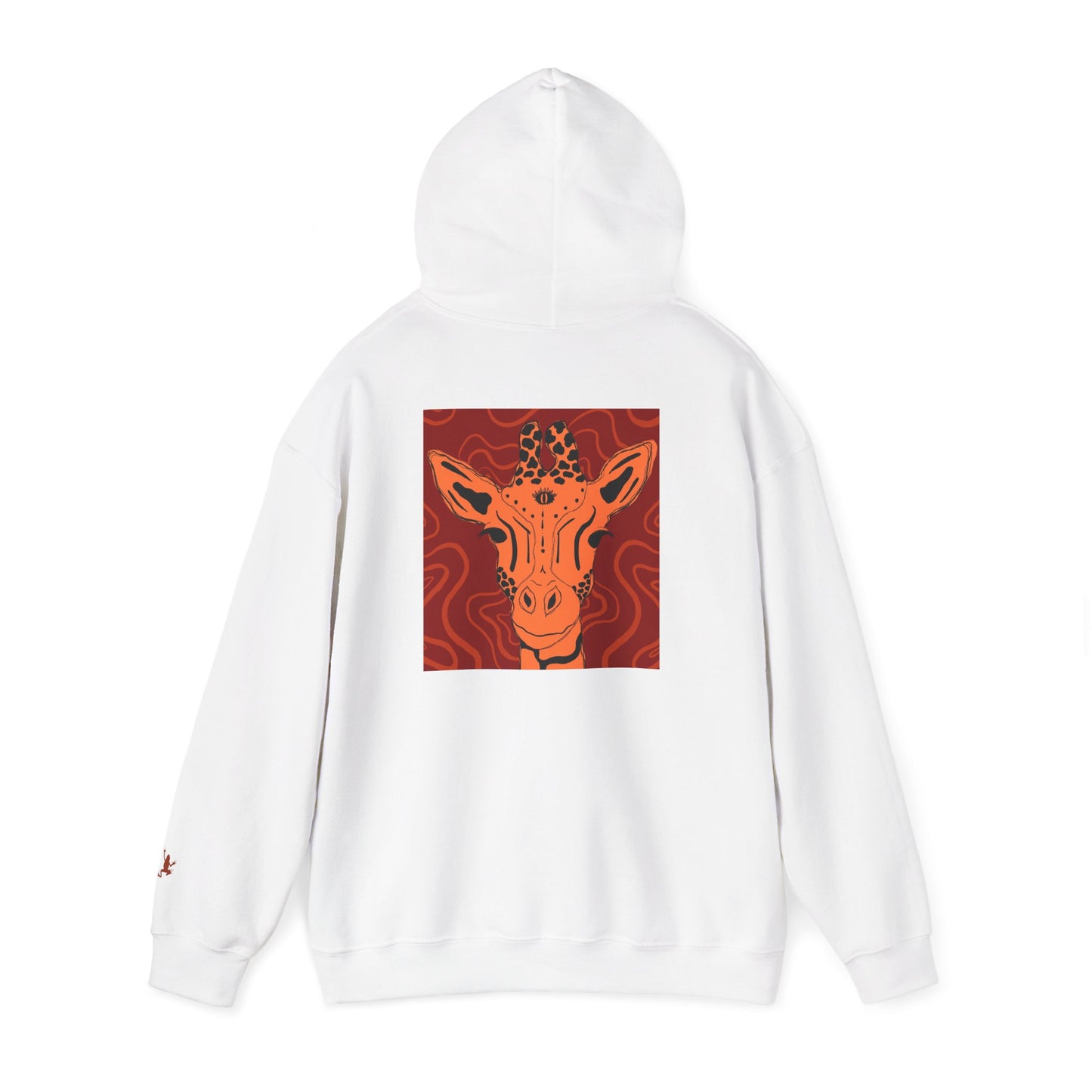 Artistic Giraffe Hoodie - Cozy Unisex Sweatshirt for Animal Lovers, Unique Gift for Birthdays, Holidays, & Casual Wear