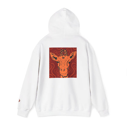 Artistic Giraffe Hoodie - Cozy Unisex Sweatshirt for Animal Lovers, Unique Gift for Birthdays, Holidays, & Casual Wear