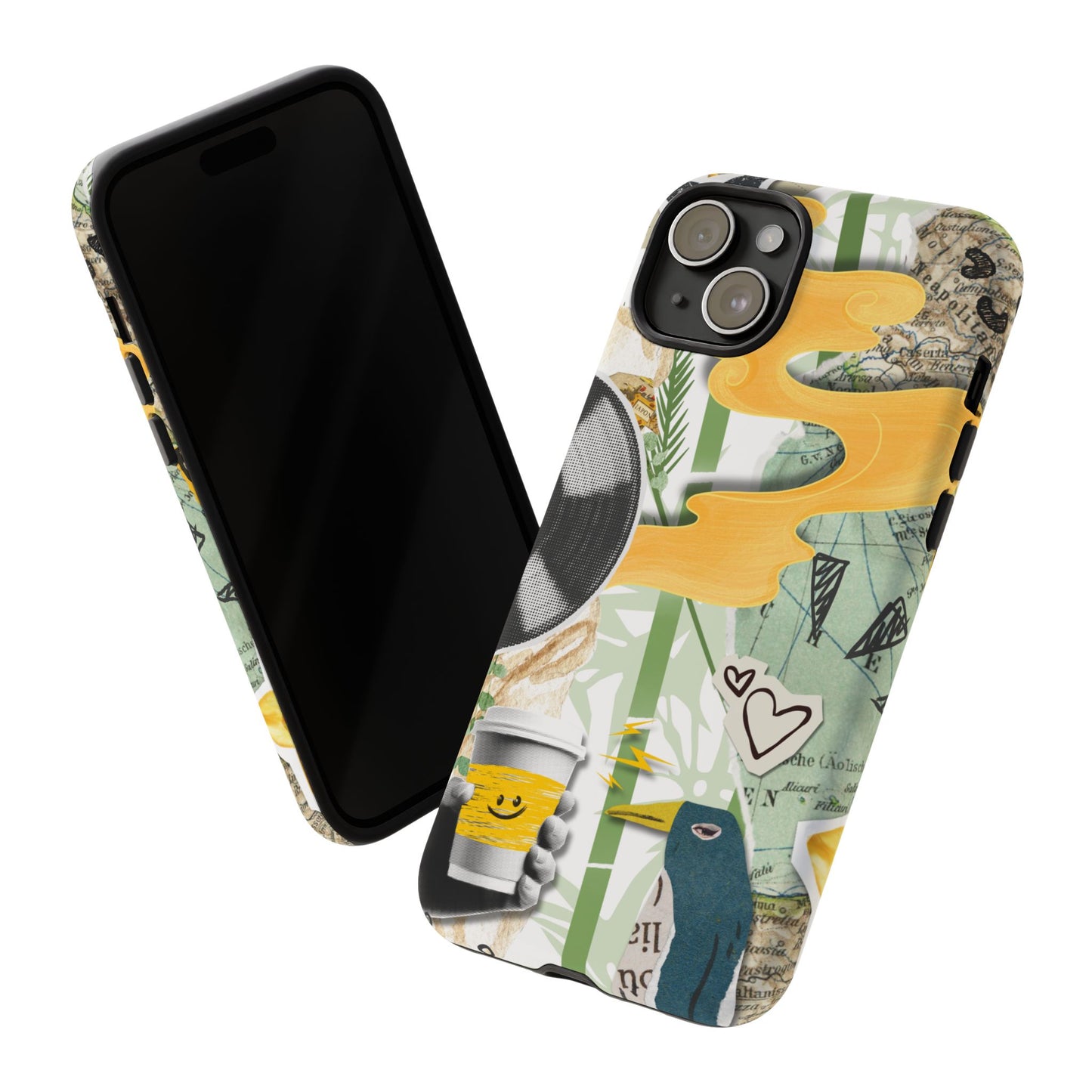 Artistic Phone Case, Unique Cell Phone Cover, Trendy Gifts for Music Lovers, Eco-Friendly Phone Accessory, Stylish Tech Gifts, Cool Cases, Unique Phone Cases