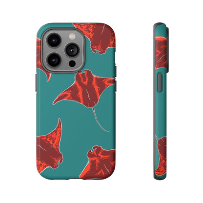 Manta Ray Phone Case, Tropical Phone Cover, Ocean Vibe Accessories, Summer Gift Idea, Marine Animal Merchandise