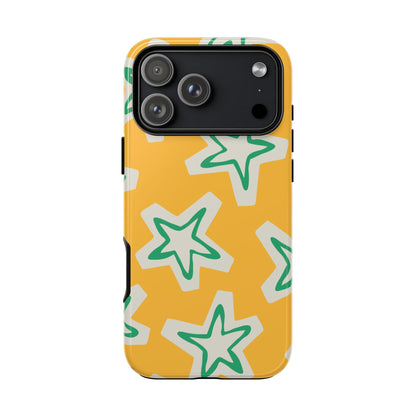 Retro Star Pattern Phone Case | Tough Cases, Colorful Cover for Phones, Phone Accessories, Gift for Her, Trendy Cases