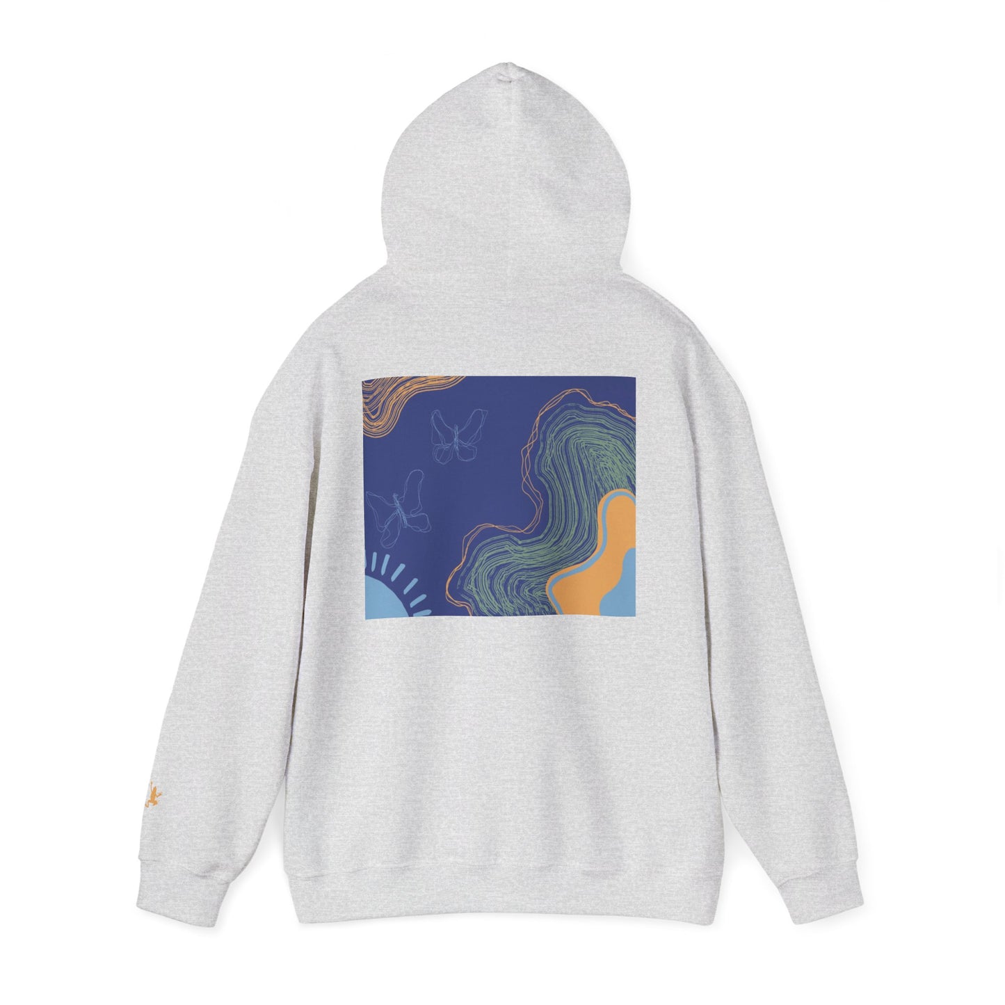 Unisex Heavy Blend™ Hooded Sweatshirt - Cozy Everyday Comfort, Perfect Gift for Nature Lovers and Art Enthusiasts