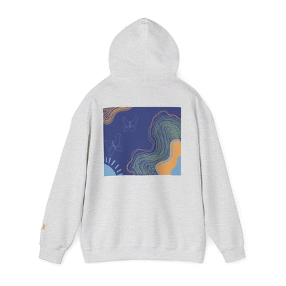 Unisex Heavy Blend™ Hooded Sweatshirt - Cozy Everyday Comfort, Perfect Gift for Nature Lovers and Art Enthusiasts