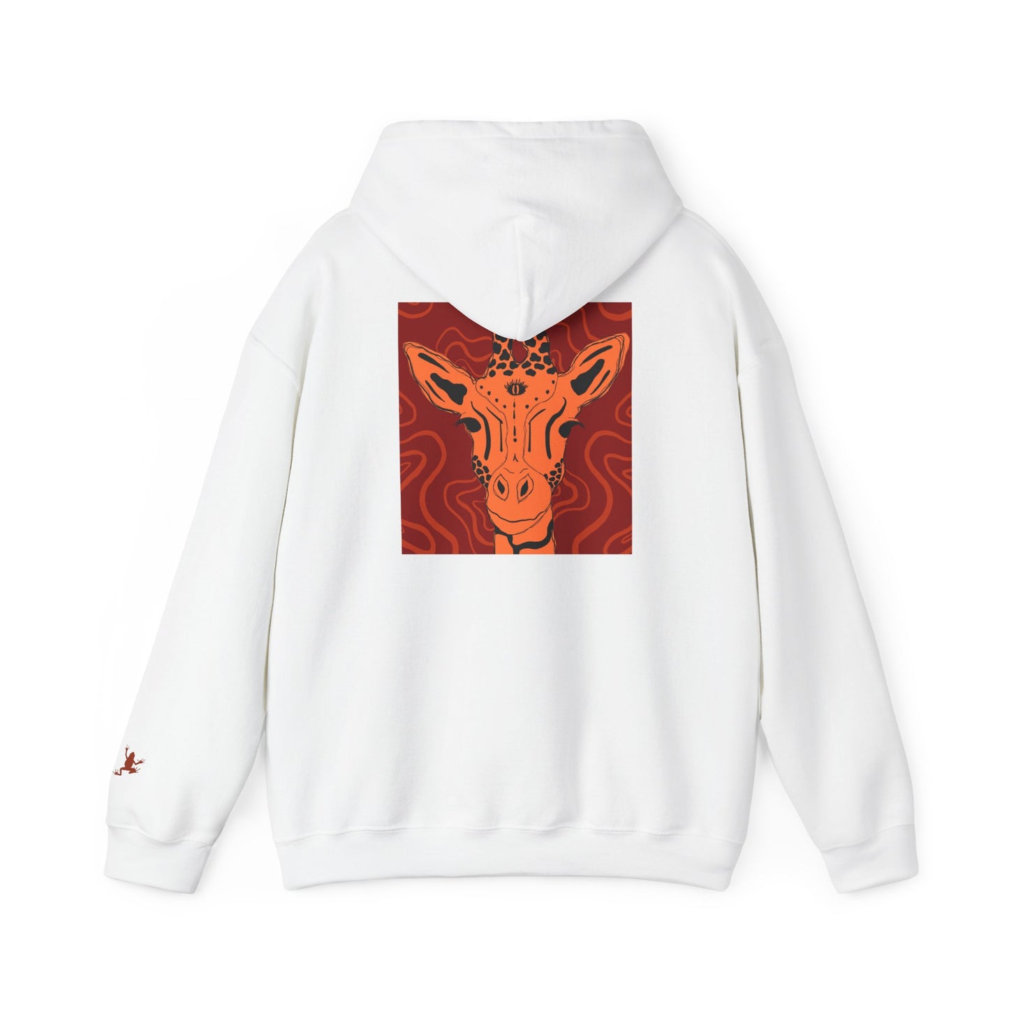Artistic Giraffe Hoodie - Cozy Unisex Sweatshirt for Animal Lovers, Unique Gift for Birthdays, Holidays, & Casual Wear