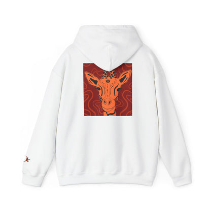 Artistic Giraffe Hoodie - Cozy Unisex Sweatshirt for Animal Lovers, Unique Gift for Birthdays, Holidays, & Casual Wear