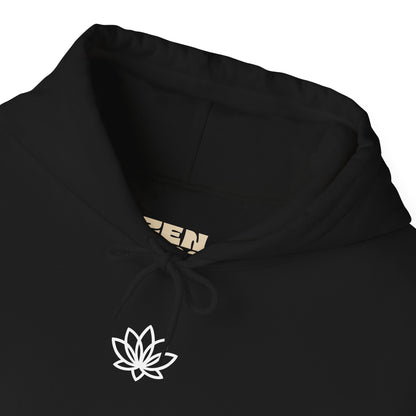 Lotus Flower Unisex Hoodie: Cozy Sweatshirt, Gift for Yoga Lovers, Meditation Apparel, Casual Streetwear, Nature-Inspired Wear, Artsy Collage, Cool Crewnecks