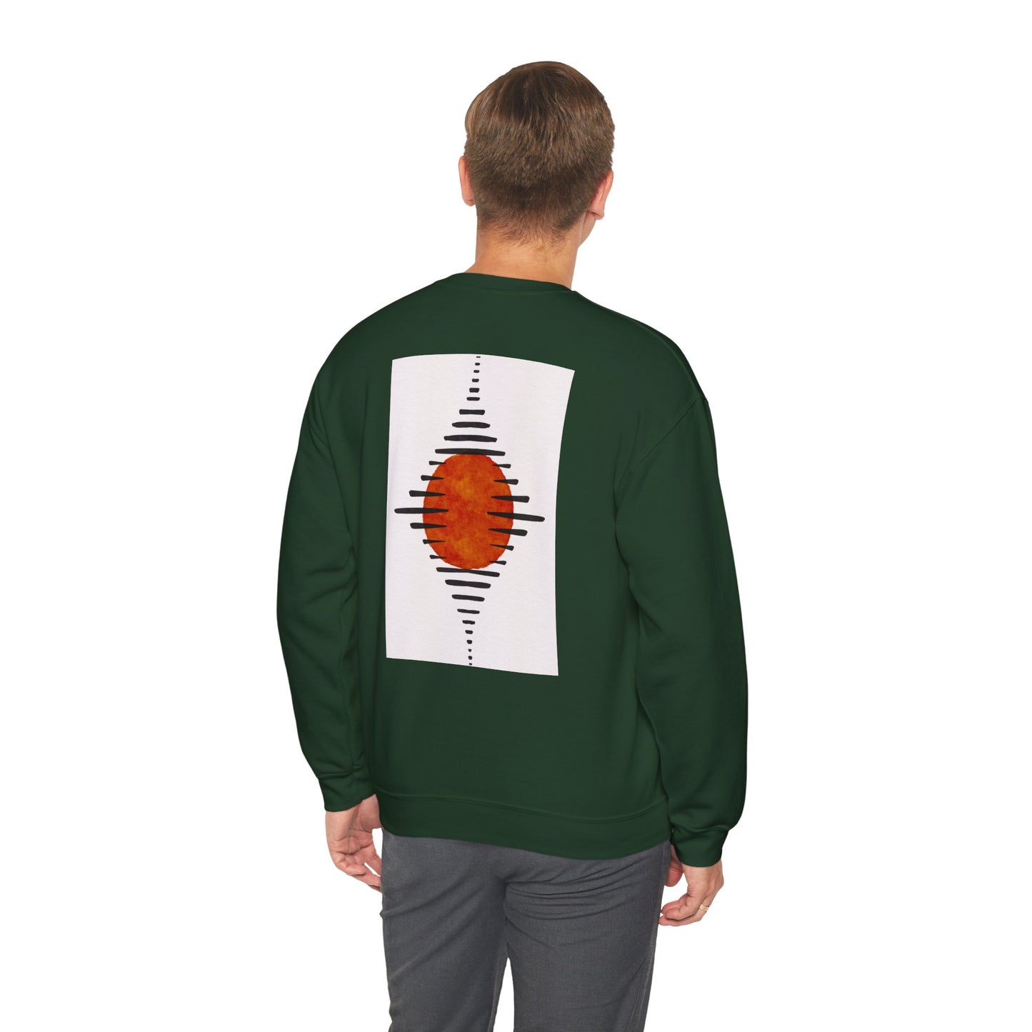Lotus & Sun Graphic Sweatshirt, Relaxed Fit Crewneck, Perfect Gift for Spring, Cozy Fashion, Unisex Apparel, Gift for Him, Gift for Her, Fall Vibes, Autumn Crewneck