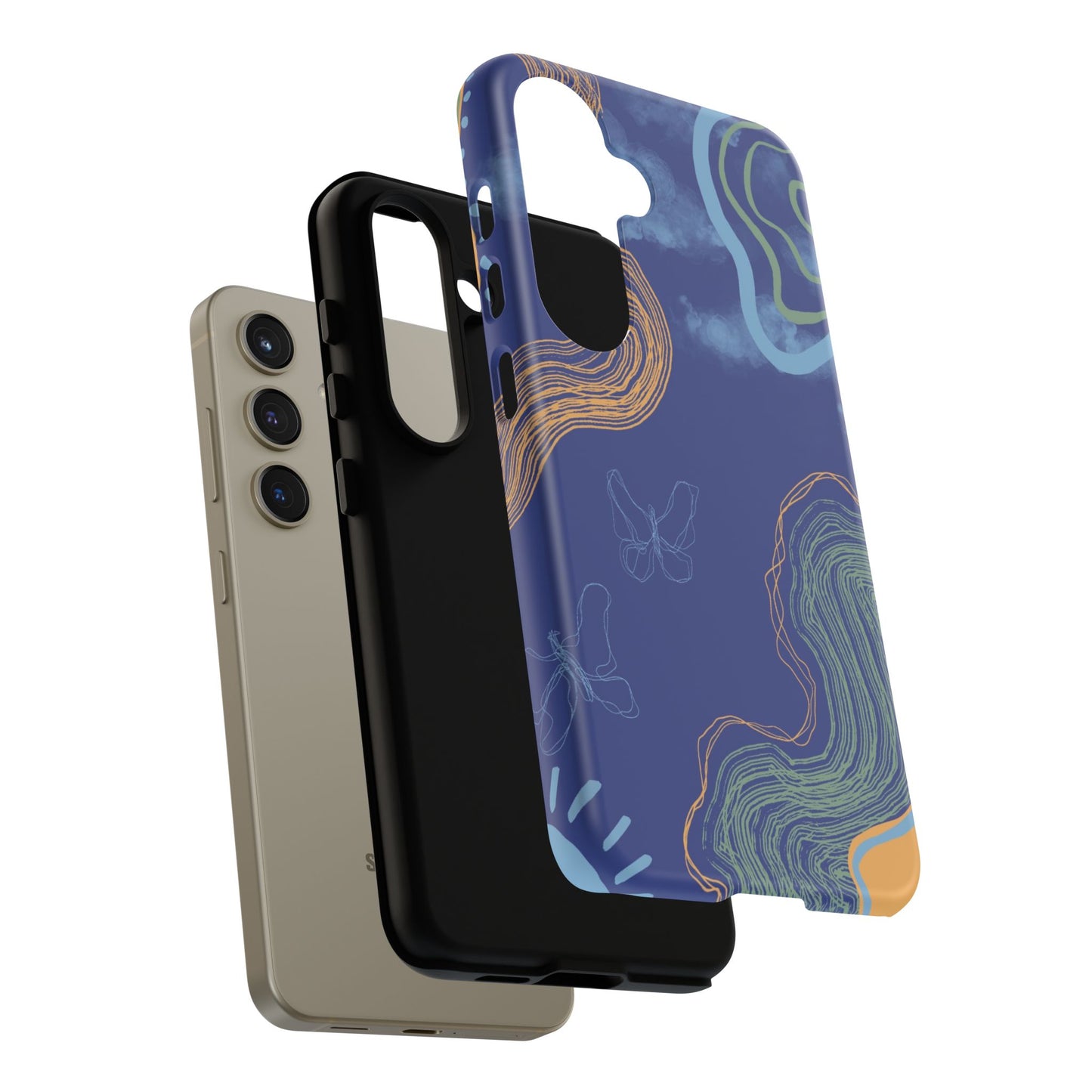 Artistic Phone Case, Abstract Phone Cover, Gift for Her, Modern Design, Boho Phone Case, Unique Phone Accessories