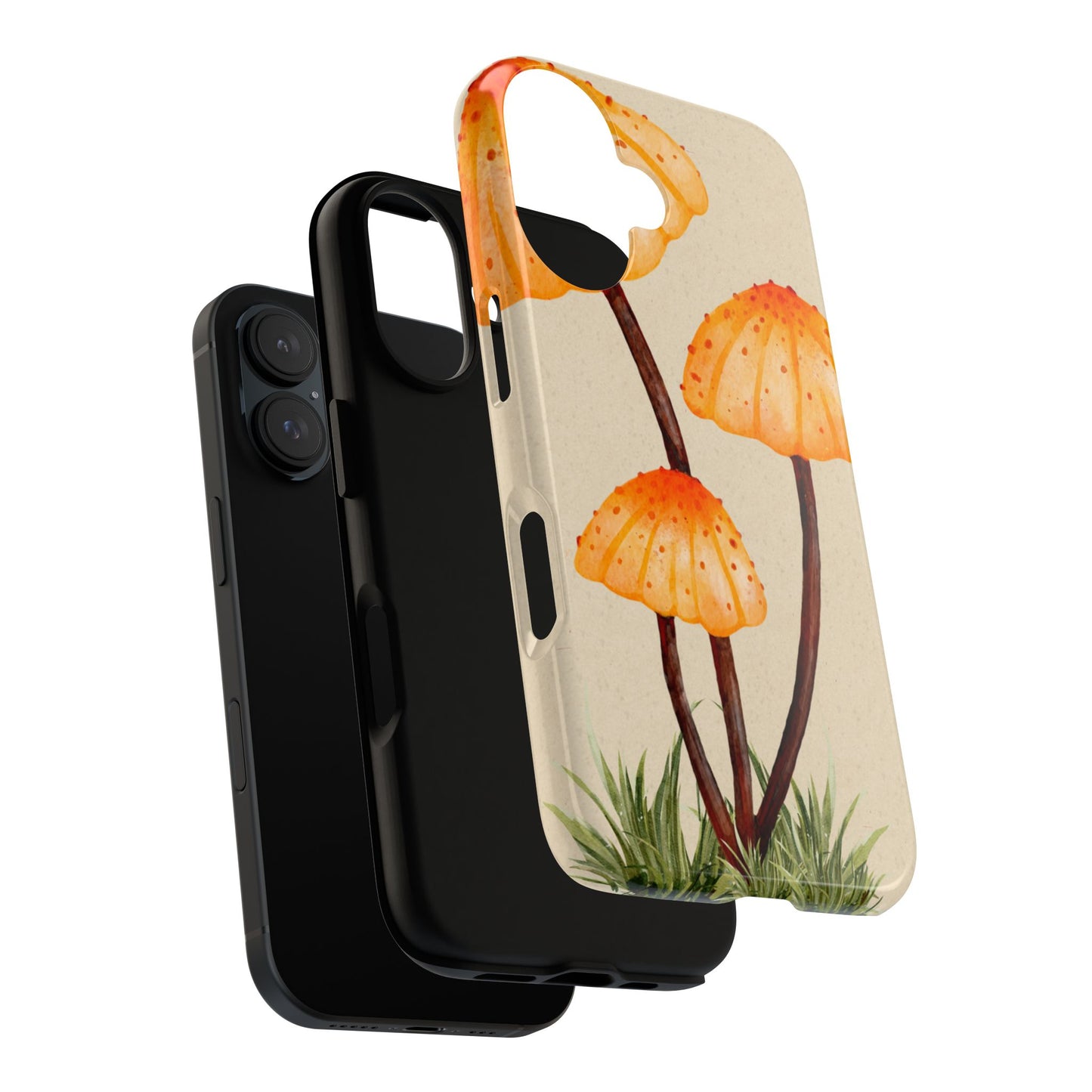 Mushroom Phone Case, Tough Cases for Nature Lovers, Unique Phone Covers, Gifts for Eco Enthusiasts, Fun Protective Cases