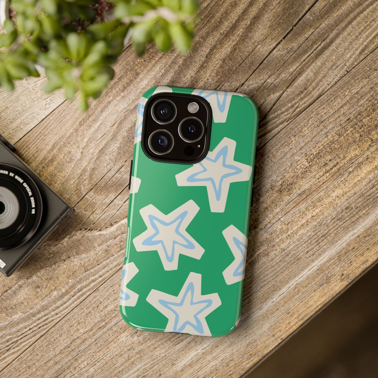 Retro Star Pattern Phone Case | Tough Cases, Colorful Cover for Phones, Phone Accessories, Gift for Her, Trendy Cases