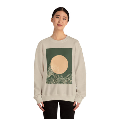 Nature-Inspired Unisex Crewneck Sweatshirt, Cozy Casual Wear, Gift for Outdoor Lovers, Perfect for Fall and Winter