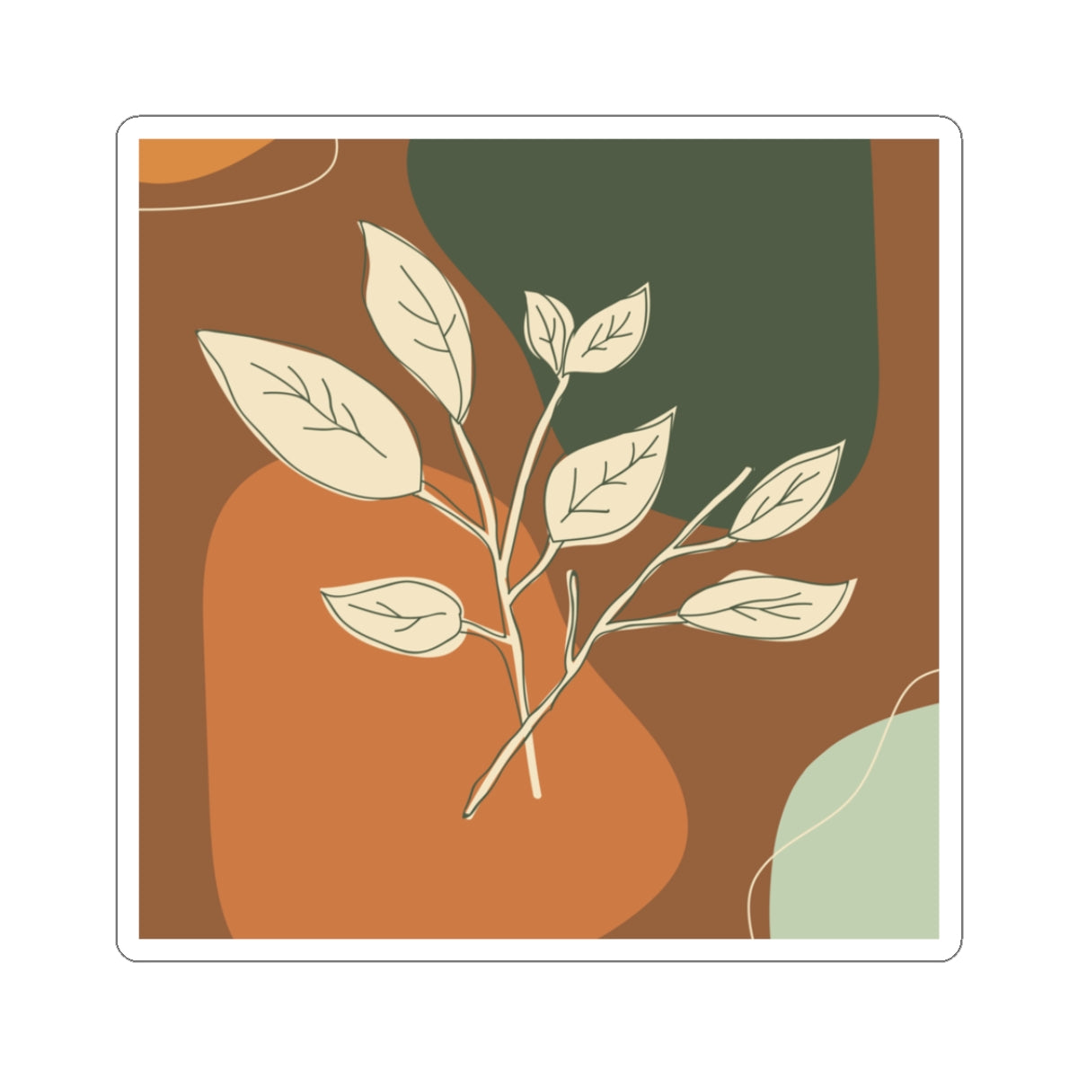 Nature-Inspired Kiss-Cut Stickers for Aesthetic Decor, Perfect for Journals, Laptops, Water Bottles, Gifts, and Plant Lovers