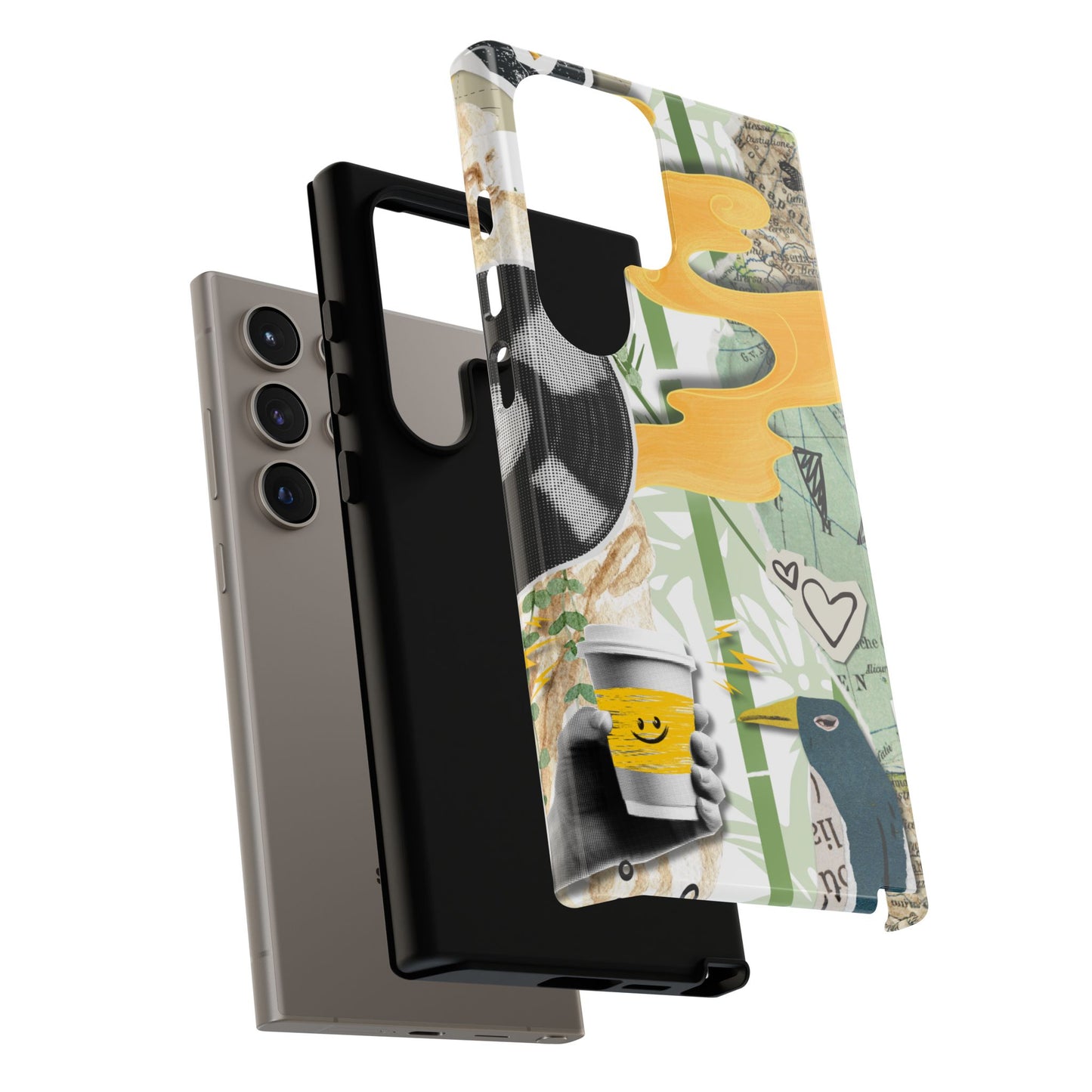 Artistic Phone Case, Unique Cell Phone Cover, Trendy Gifts for Music Lovers, Eco-Friendly Phone Accessory, Stylish Tech Gifts, Cool Cases, Unique Phone Cases