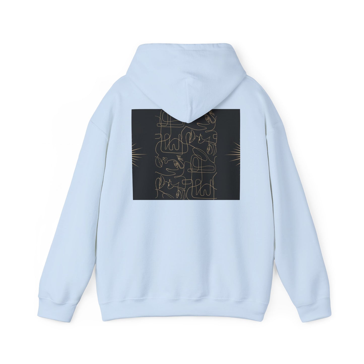 Lotus Design Hooded Sweatshirt, Unisex Hoodie, Cozy Fashion, Yoga Gift, Spiritual Apparel, Meditation Wear, Gift for Him, Gift for Her, Fall Crewneck, Autumn Vibes