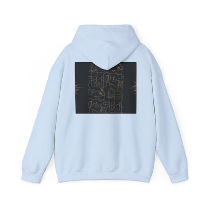 Lotus Design Hooded Sweatshirt, Unisex Hoodie, Cozy Fashion, Yoga Gift, Spiritual Apparel, Meditation Wear, Gift for Him, Gift for Her, Fall Crewneck, Autumn Vibes