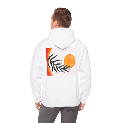 Lotus and Sunset Unisex Hoodie - Cozy Gift for Mindfulness, Meditation, or Nature Lovers, Perfect for Fall and Winter