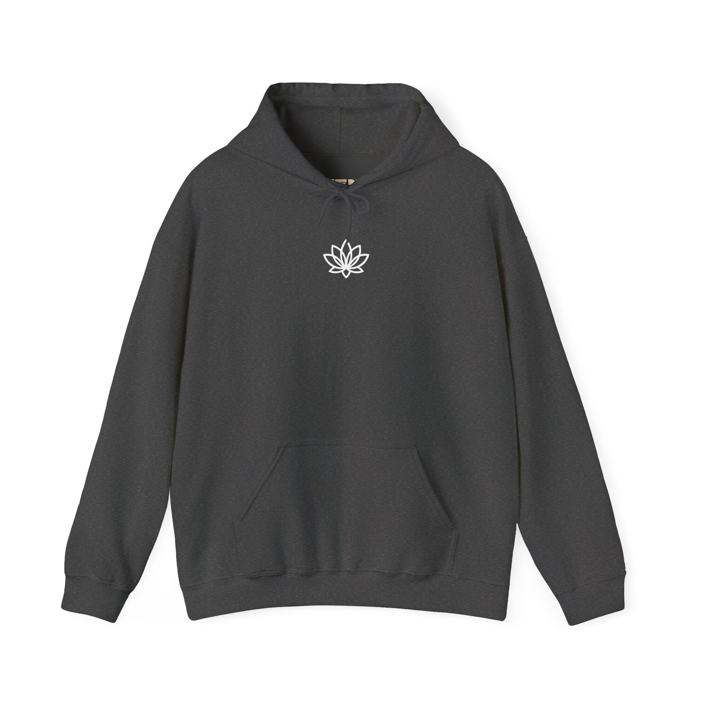 Lotus Flower Unisex Hoodie: Cozy Sweatshirt, Gift for Yoga Lovers, Meditation Apparel, Casual Streetwear, Nature-Inspired Wear, Artsy Collage, Cool Crewnecks
