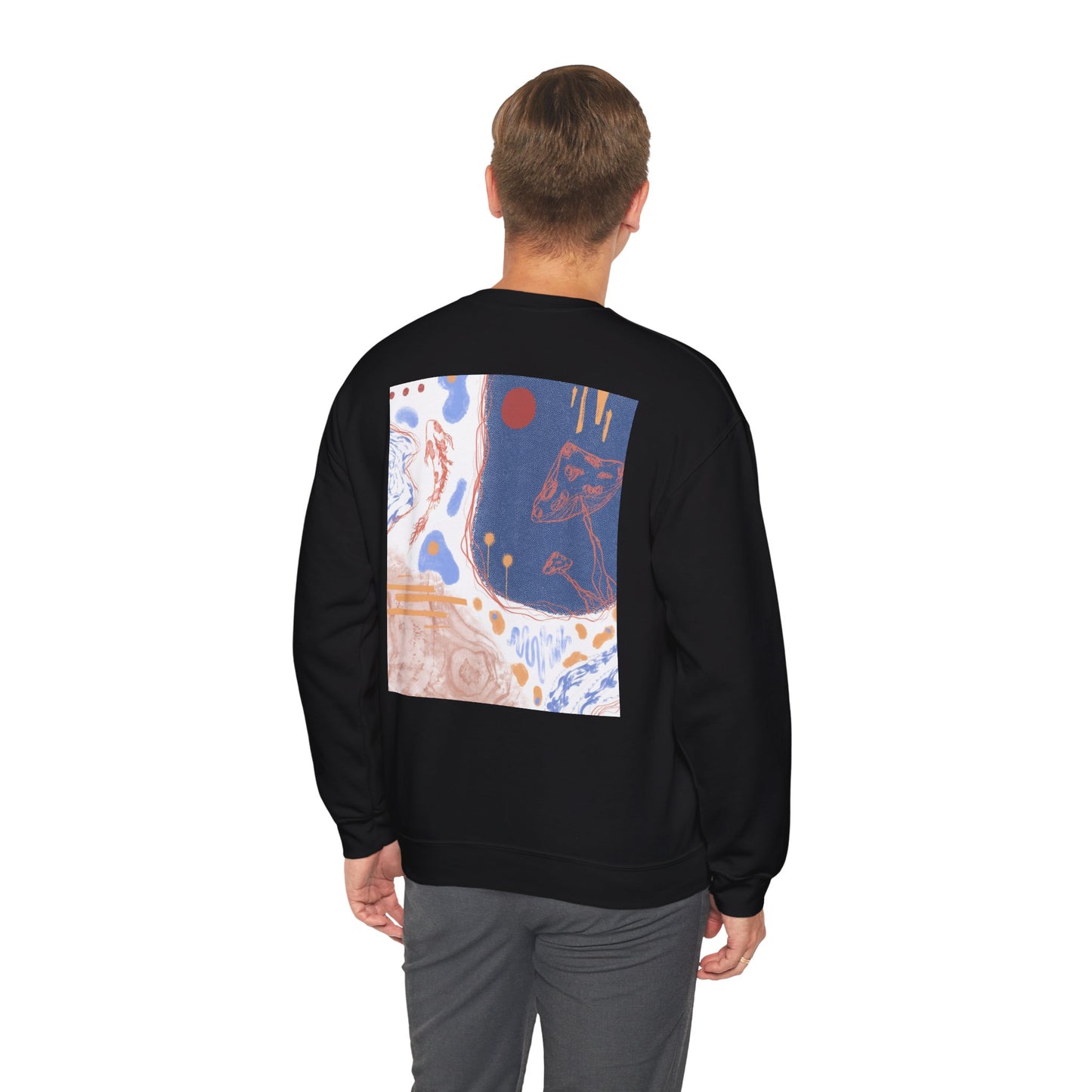 Artistic Unisex Crewneck Sweatshirt - Cozy Comfort, Colorful Designs, Gifts for Art Lovers, Relaxing Vibes, Everyday Wear, Unique Style
