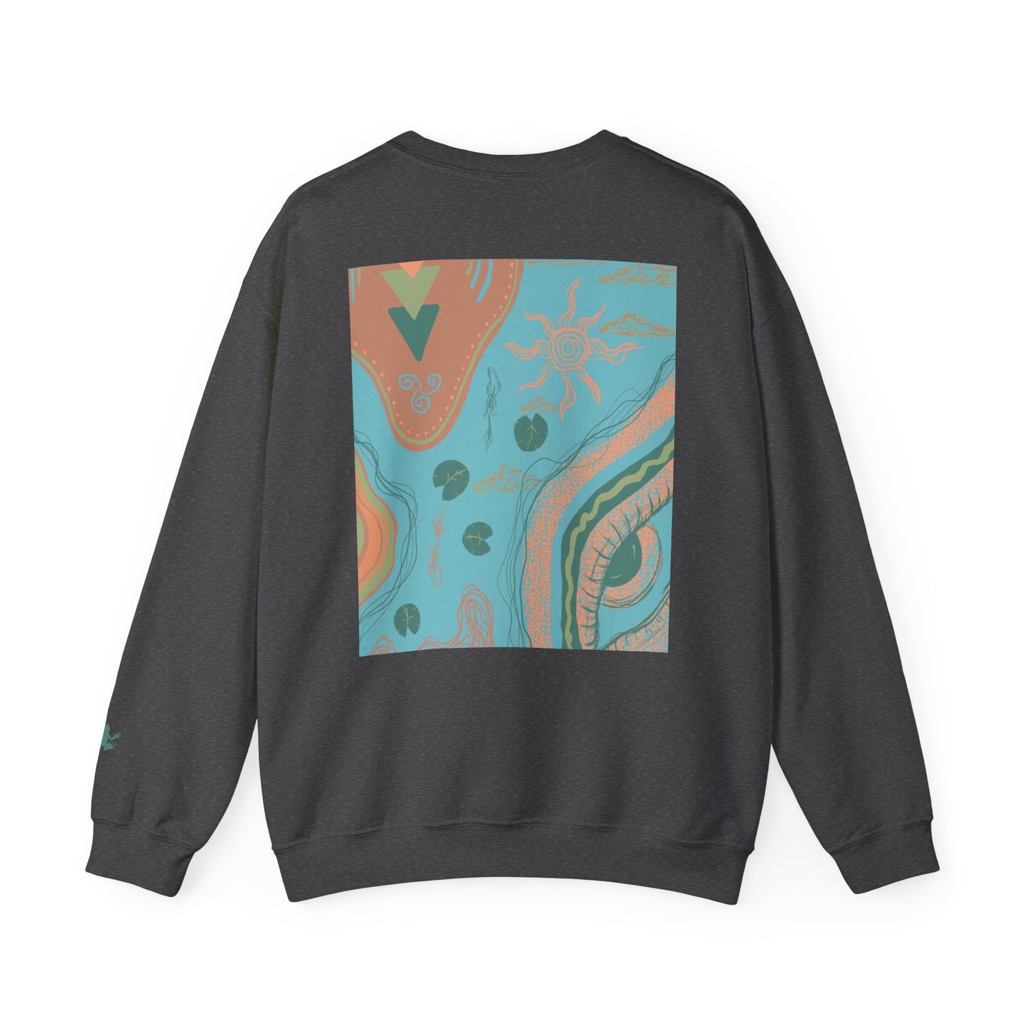 Bohemian Crewneck Sweatshirt, Cozy Sweatshirt for Art Lovers, Unique Graphic Apparel, Perfect Gift for Everyday Wear, Trendy Fashion Hoodie