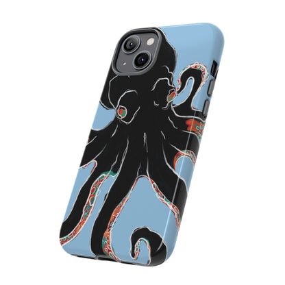 Octopus Tough Phone Case, Sea Creature Design, Ocean Lover Gift, Unique Phone Cover, Underwater Artwork