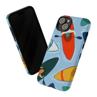 Kayak Phone Case - Tough Cases for Outdoor Enthusiasts, Birthday Gifts, Adventure Gear, Kayaking Accessories, Nature Lover Decor, Artsy Phone Cases
