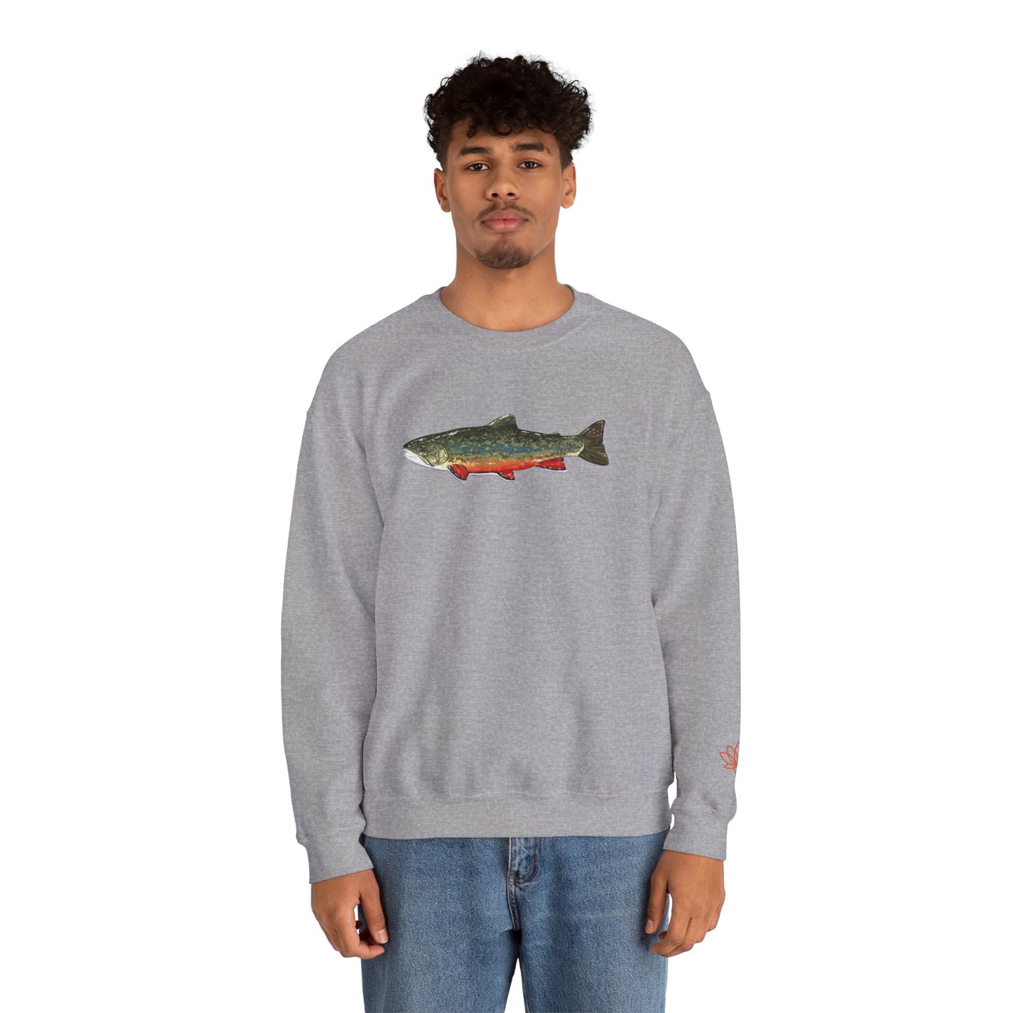 Fishing Vibes Crewneck Sweatshirt | Perfect for Outdoor Lovers, Fishing Gifts, Casual Wear, Eco-Friendly Apparel