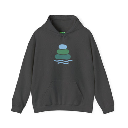 Zen-Inspired Unisex Hooded Sweatshirt, Relaxing Sweatshirt, Comfortable Hoodie, Gift for Meditation Lovers, Cozy Outerwear for All Occasions