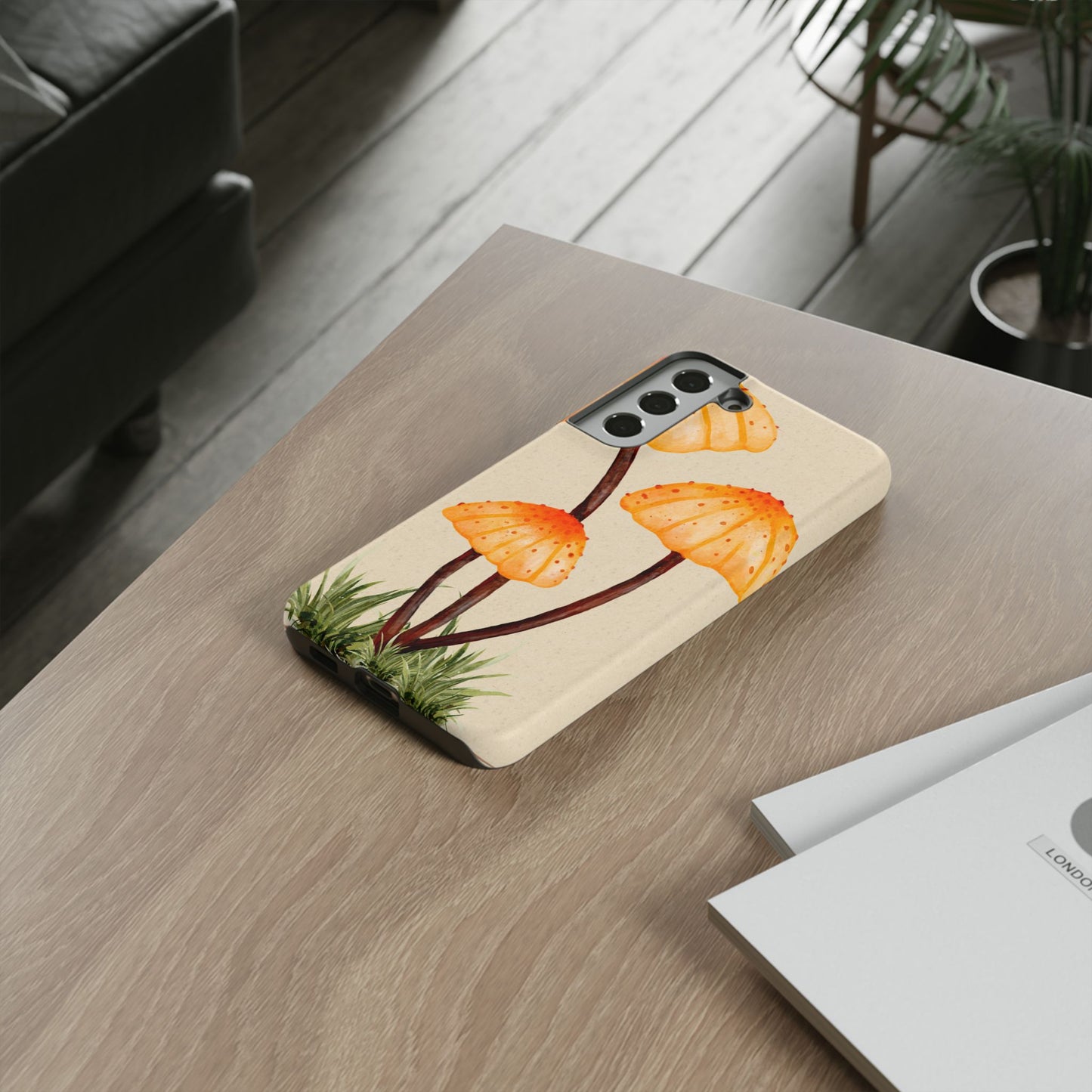 Mushroom Phone Case, Tough Cases for Nature Lovers, Unique Phone Covers, Gifts for Eco Enthusiasts, Fun Protective Cases