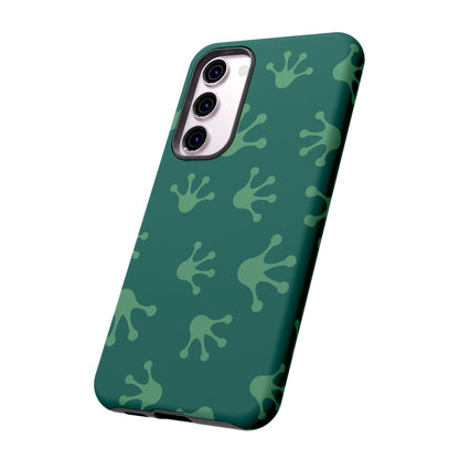 Frog Print Phone Case, Nature Lover Gift, Eco-Friendly Cover, Fun Green Design, Unique Frog Accessories