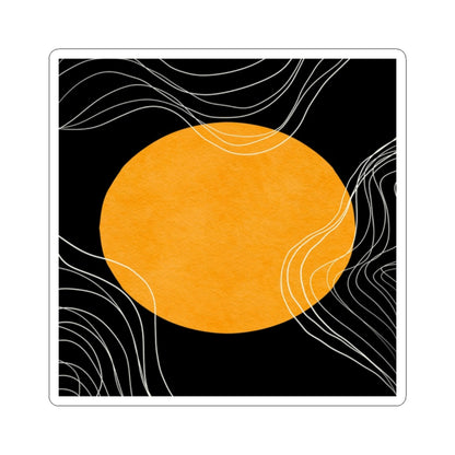 Vibrant Sun Kiss-Cut Stickers | Boho Design | Perfect for Laptops, Journals, Water Bottles, Summer Decor, Abstract Minimalist, Sticker Designs