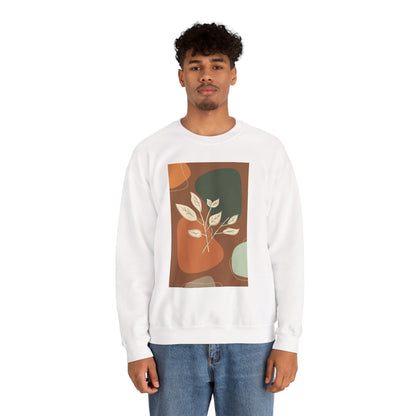 Botanical Print Crewneck Sweatshirt | Cozy Unisex Sweatshirt, Fall Fashion, Casual Wear, Gift for Her, Botanical Art
