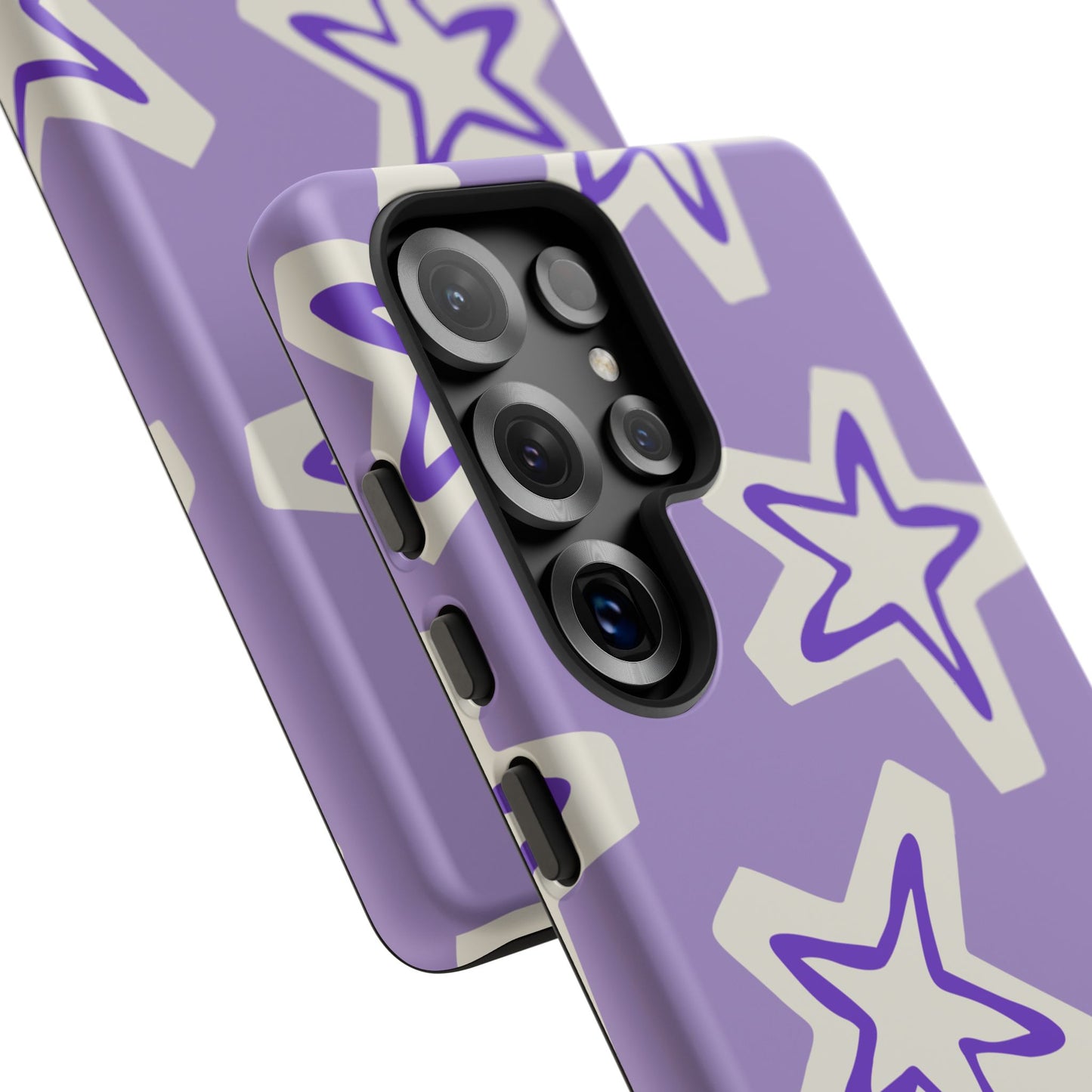 Starry Pattern Phone Case, Cute Star Design, Tough Phone Cover, Gifts for Her, Stylish Phone Accessory