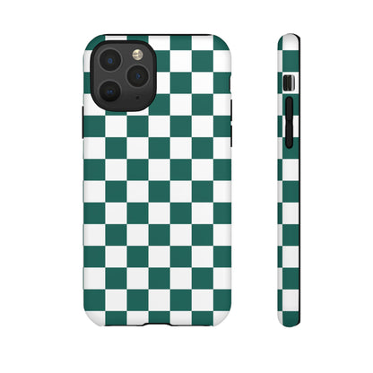 Stylish Checkered Phone Case, Protective Cover, Unique Gift, Trendy Accessory, Customizable Design, Ideal for All Ages