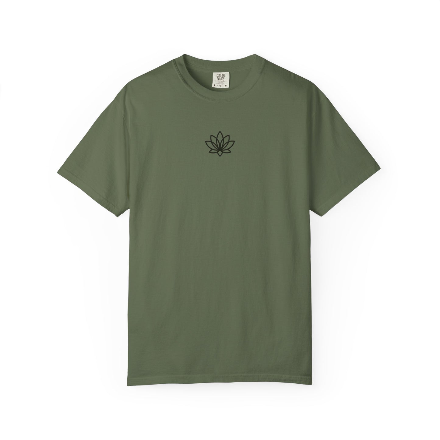 Lotus Bloom Unisex T-shirt, Soft Cotton Tee, Spiritual Gift, Meditation Wear, Casual Daily Outfit, Nature Lover Apparel