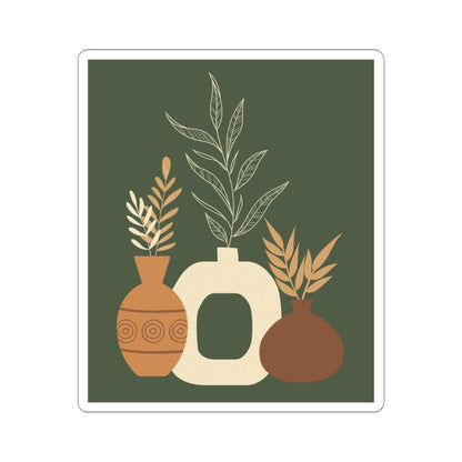 Botanical Kiss-Cut Stickers | Aesthetic Home Decor, Plant Lover Gift, Laptop/Water Bottle Stickers, Nature-Inspired Décor