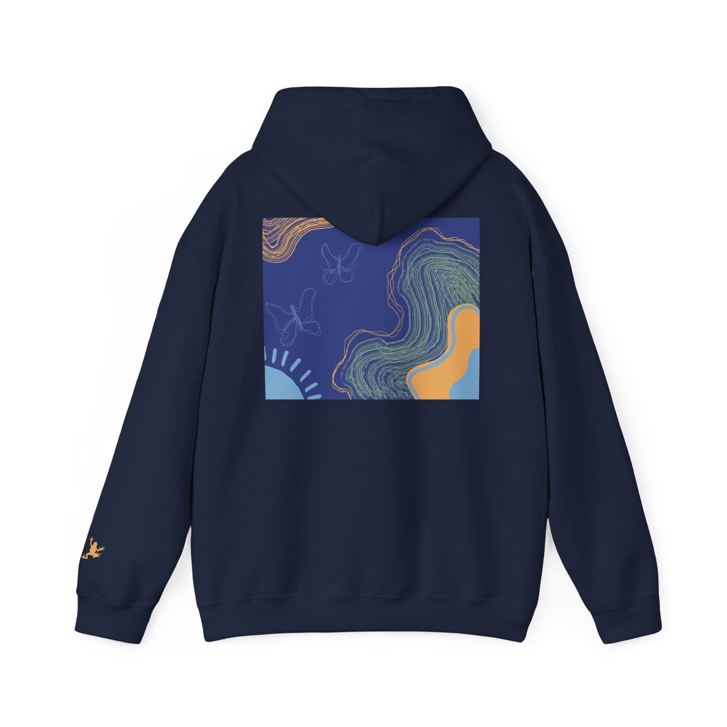 Unisex Heavy Blend™ Hooded Sweatshirt - Cozy Everyday Comfort, Perfect Gift for Nature Lovers and Art Enthusiasts