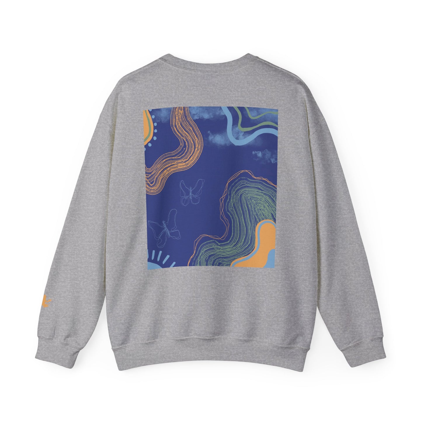 Vibrant Unisex Crewneck Sweatshirt, Cozy Sweatshirt for All Seasons, Casual Wear, Art-Inspired Gift, Spring Fashion, Unisex Apparel