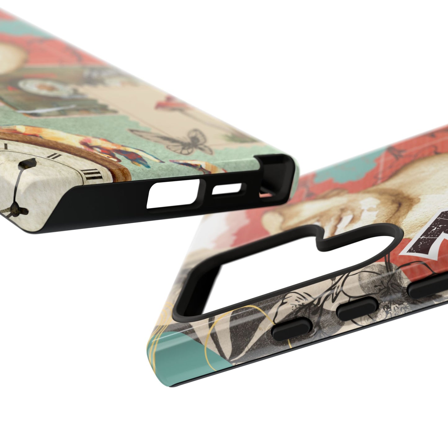 Artistic iPhone Case, Tough Cases with Vintage Design, Unique Phone Cover, Gift for Art Lovers, Protective Case for All Occasions, Vintage Collage Art
