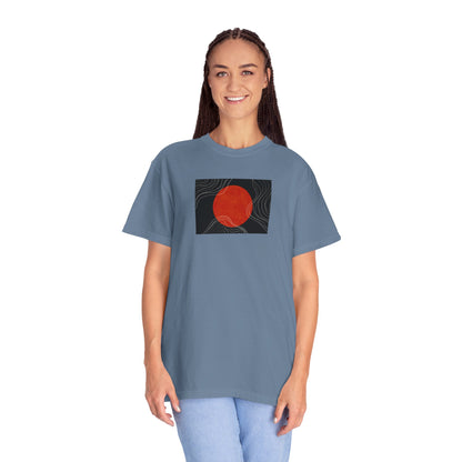 Sunset Vibes Unisex T-Shirt, Casual Summer Tee, Bohemian Shirt, Gift for Art Lovers, Men's and Women's Fashion