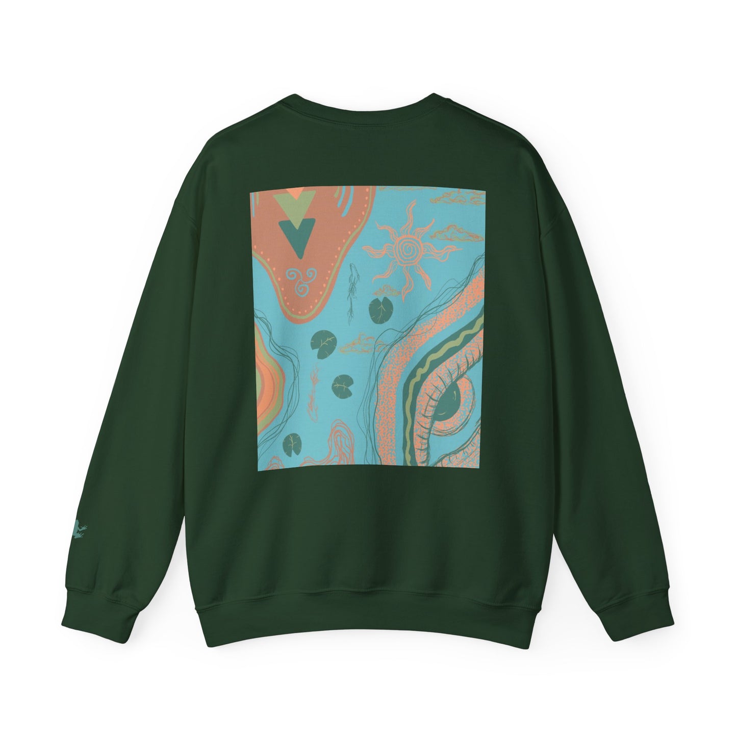 Bohemian Crewneck Sweatshirt, Cozy Sweatshirt for Art Lovers, Unique Graphic Apparel, Perfect Gift for Everyday Wear, Trendy Fashion Hoodie