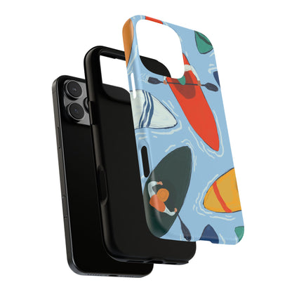 Kayak Phone Case - Tough Cases for Outdoor Enthusiasts, Birthday Gifts, Adventure Gear, Kayaking Accessories, Nature Lover Decor, Artsy Phone Cases