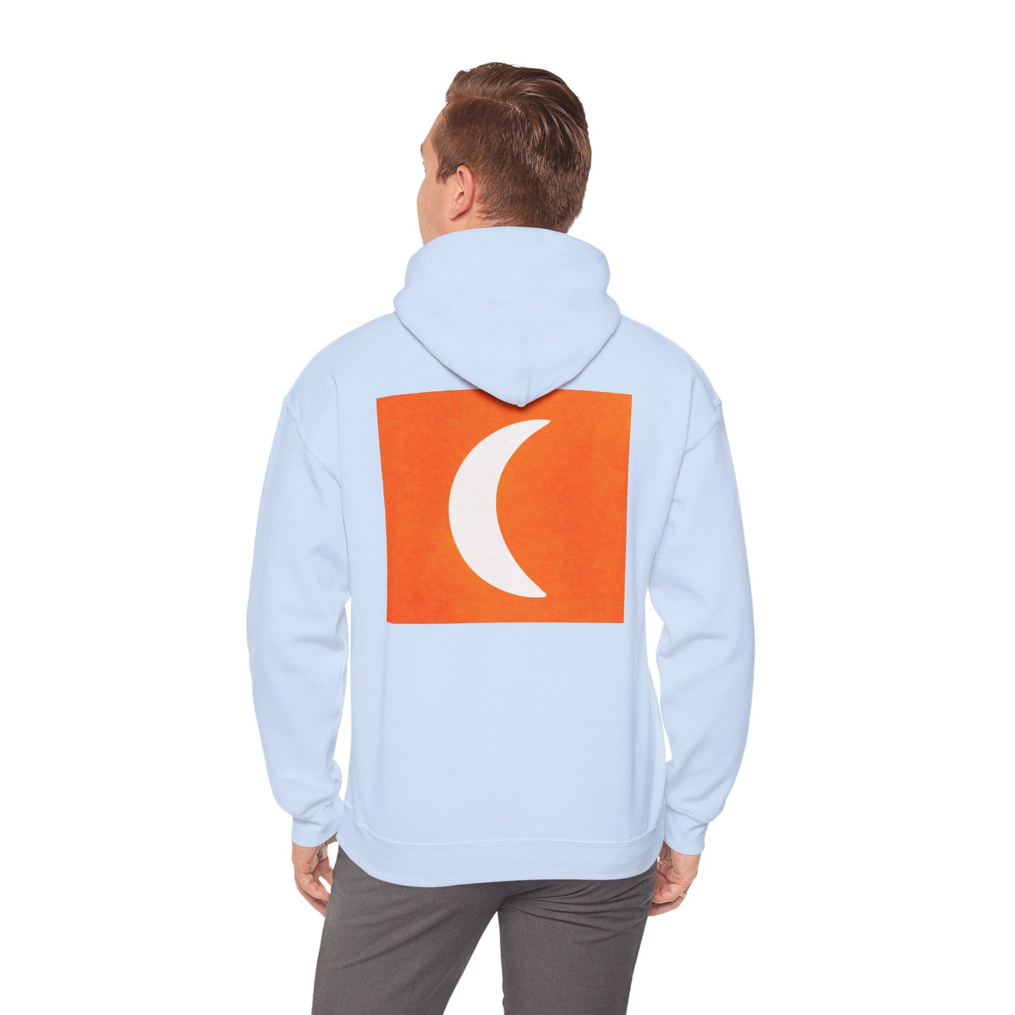 Zen Frog & Moon Unisex Hoodie, Cozy Sweatshirt for Relaxation, Gifts for Nature Lovers, Festival Wear, Everyday Comfort