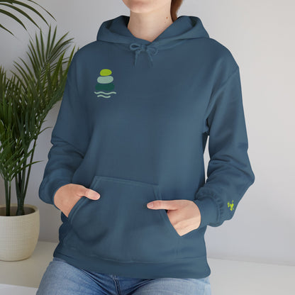 Nature-Inspired Unisex Hooded Sweatshirt, Comfortable Pullover, Casual Clothing, Eco-Friendly Gift, Chill Vibe Hoodie, Relaxing Outfit