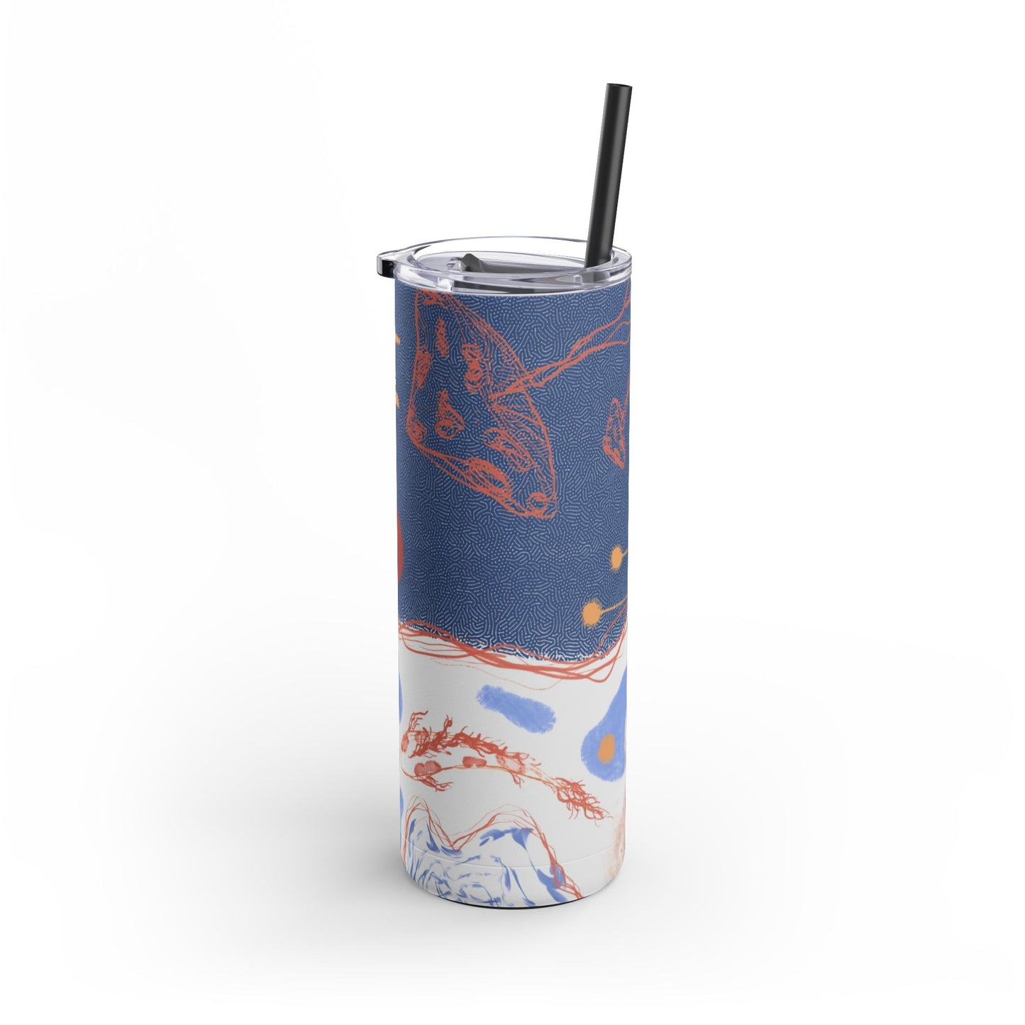 Artistic Skinny Tumbler | Unique 20oz Travel Mug | Eco-Friendly Hydration | Perfect Gift for Coffee Lovers, Art Enthusiasts, [...]